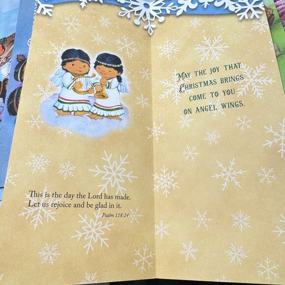 St. Labre Indian School Christmas Greeting Cards Lot Of 9 W/ Envelopes - Picture 6 of 13
